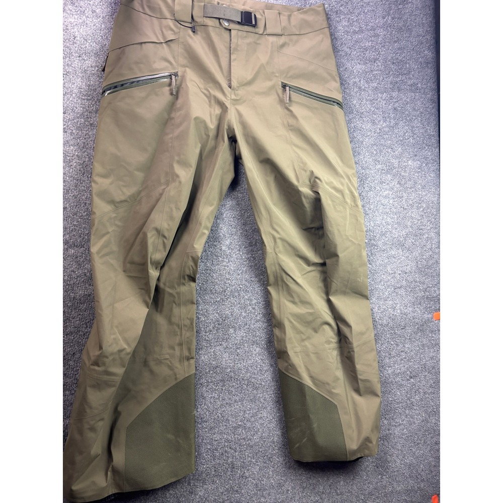 Arc'teryx Sabre GORE-TEX Snow Pants Mens L/G Green Waterproof Ski Snowboard